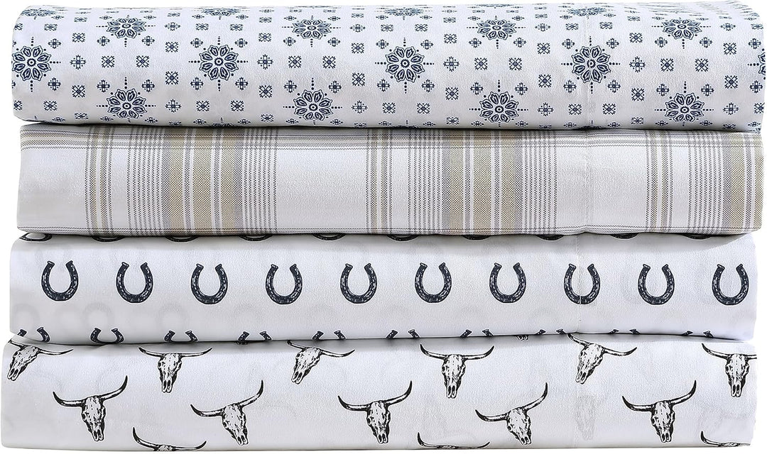 Wrangler Bettwäsche-Set für Queensize-Bett, seidiges und leichtes Bettwäsche-Set, von Yellowstone in