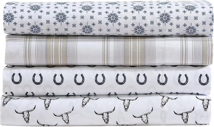Wrangler Bettwäsche-Set für Queensize-Bett, seidiges und leichtes Bettwäsche-Set, von Yellowstone in