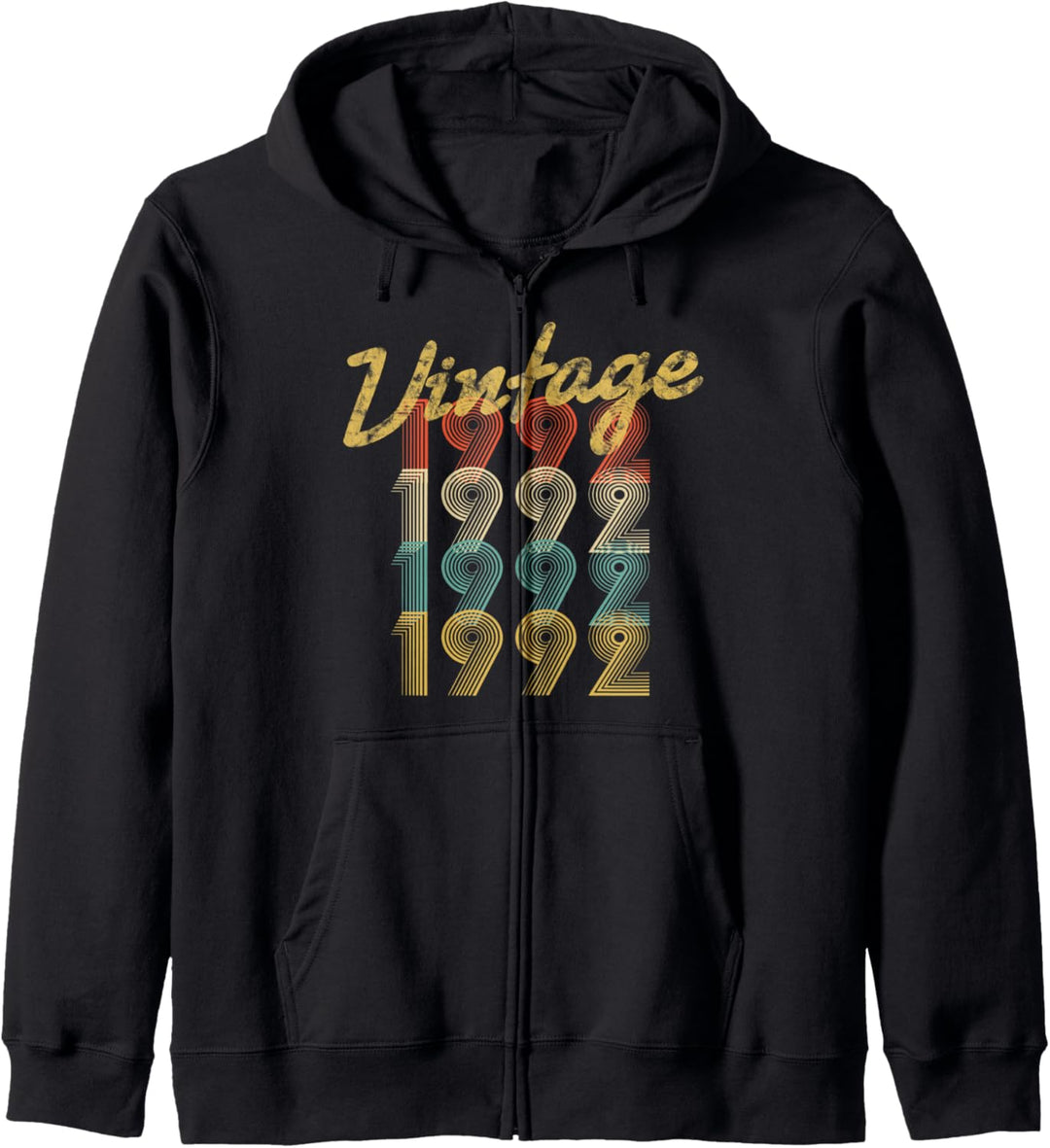 Vintage 1992 Kapuzen Retro Pop Farbe Geschenk 28. Geburtstag Kapuzenjacke