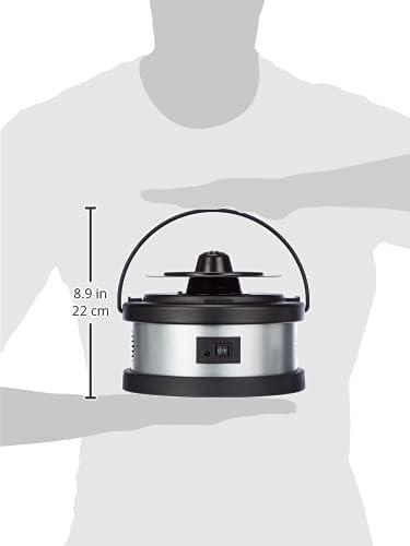 PADAMO Grillkohlenanzünder, Quick Booster, silber, 21 x 21 x 17 cm, Q-B-1