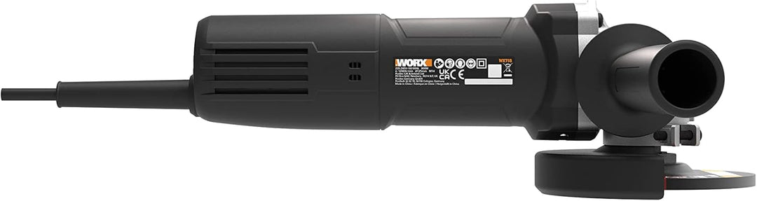 WORX WX718 Winkelschleifer 900W – Kompaktes Schleifgerät mit verstellbarem Griff & vibrationsfreiem