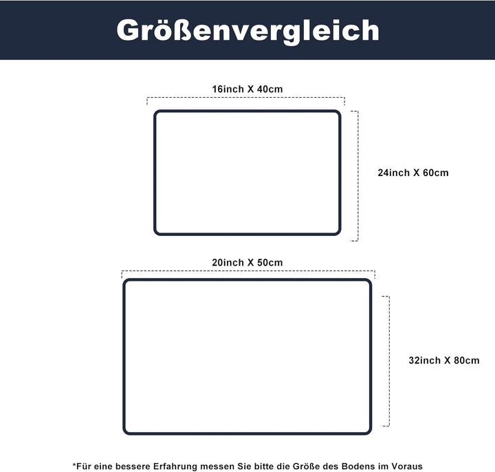 Yanen Badezimmerteppiche, extra weiche, saugfähige Mikrofaser-Duschmatten, rutschfeste, Dicke Plüsch