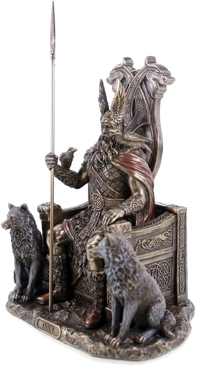 Veronese von Joh. Vogler GmbH Veronese 708-7392 Odin, deutscher Vater Gottes auf Thron mit Wölfen, G