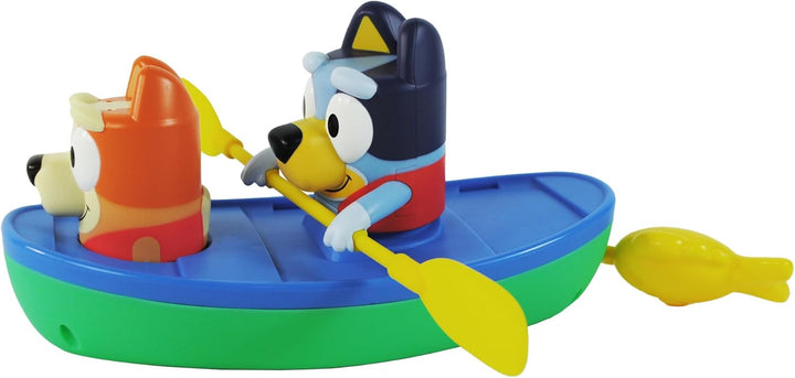 Tomy UK CO. Ltd. - Bluey Kanu, Gelb|braun|blau, Einheitsgrösse