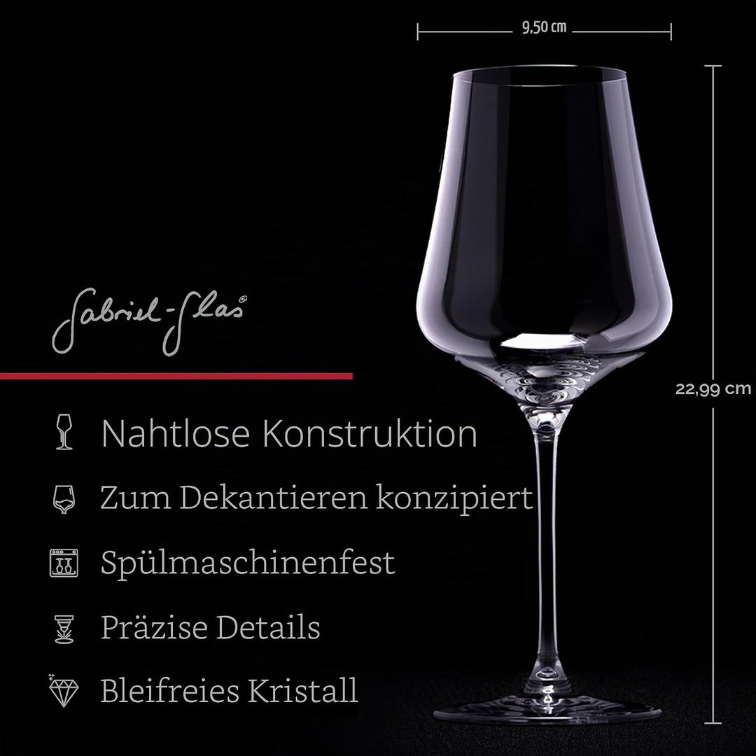 Gabriel-Glas - Österreichisches Kristallweinglas - StandArt Edition - 2er Set 2 Stück (1er Pack), 2