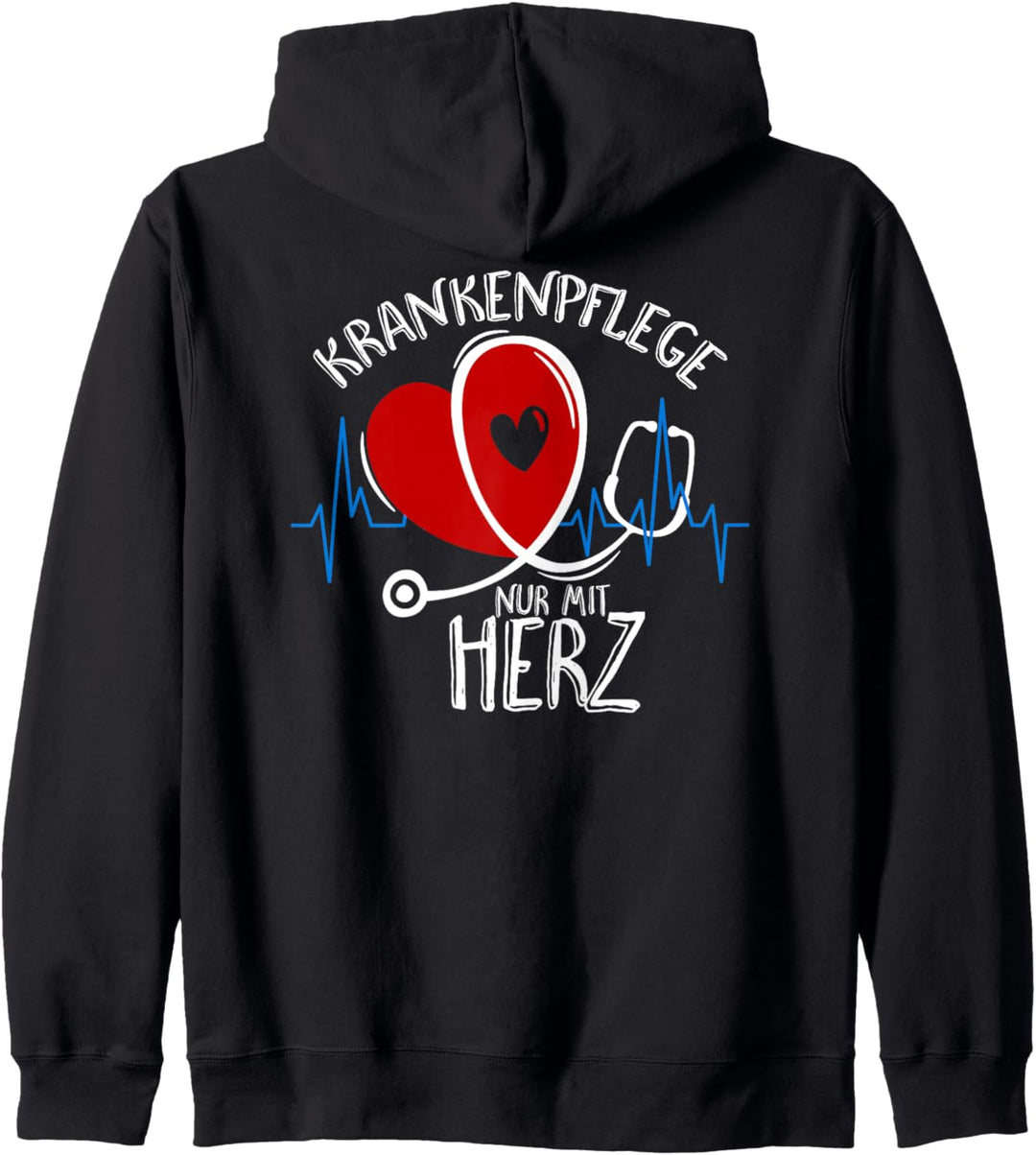 Heart Curve Stethoscope - Krankenpflege 2 Fan Fun Kapuzenjacke