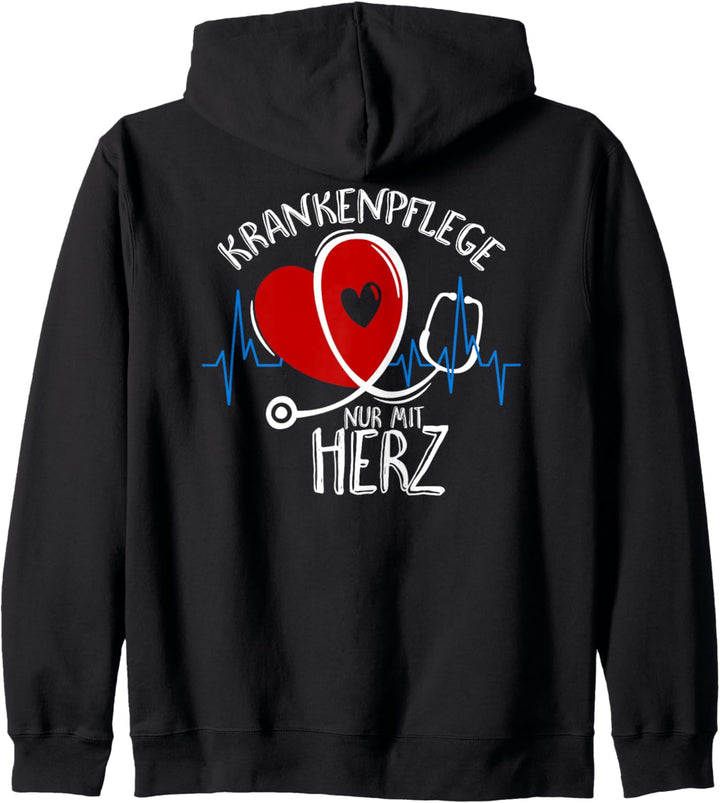 Heart Curve Stethoscope - Krankenpflege 2 Fan Fun Kapuzenjacke
