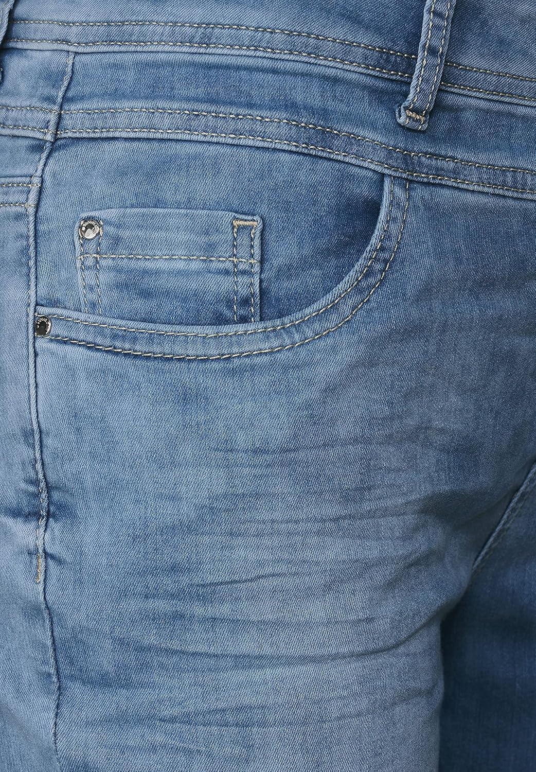 Street One Damen Damenjeans 29W / 28L Soft Blue Random Wash, 29W / 28L Soft Blue Random Wash