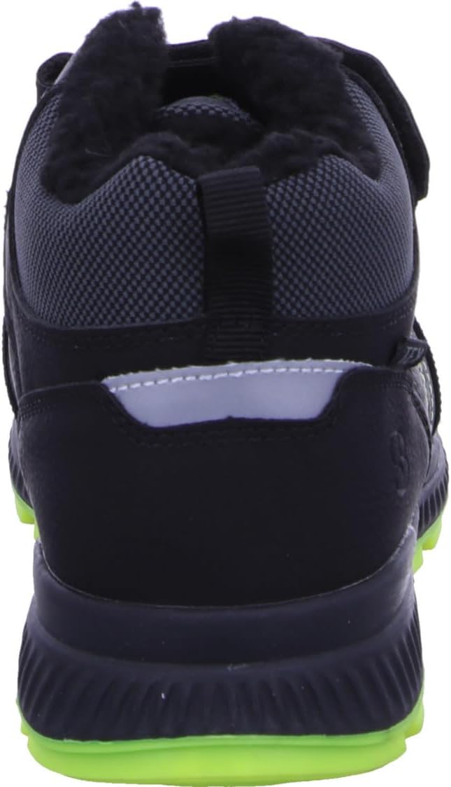s.Oliver Jungs Sneaker hoch mit Klettverschluss Gefüttert 34 EU Schwarz, 34 EU Schwarz