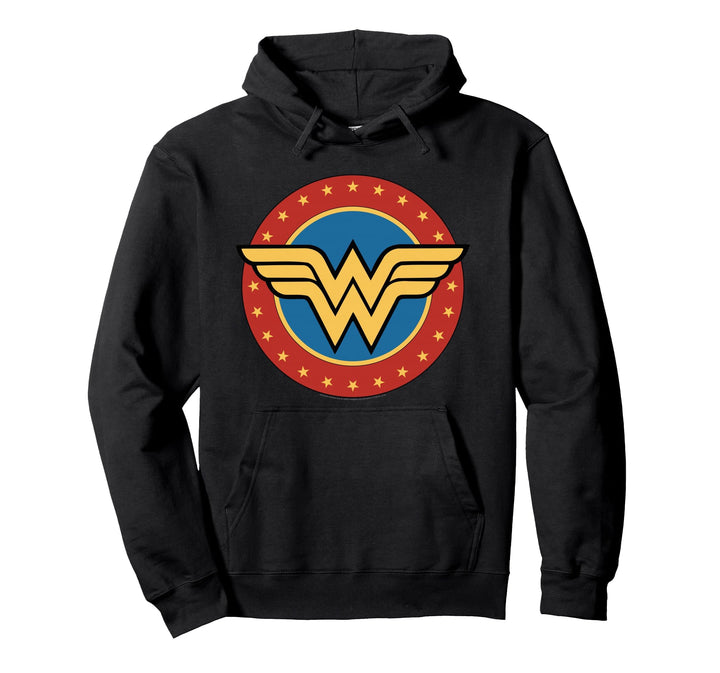 DC Comics Wonder Woman Circle Logo Pullover Hoodie