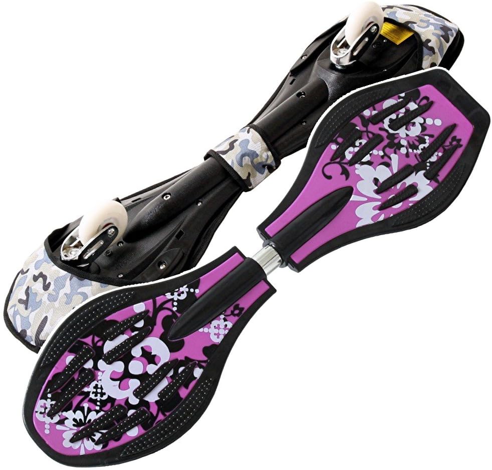FunTomia Waveboard Original ABEC9 Kugellager inkl. Tasche - Bis 120kg - (Verschiedene Farbdesigns) L