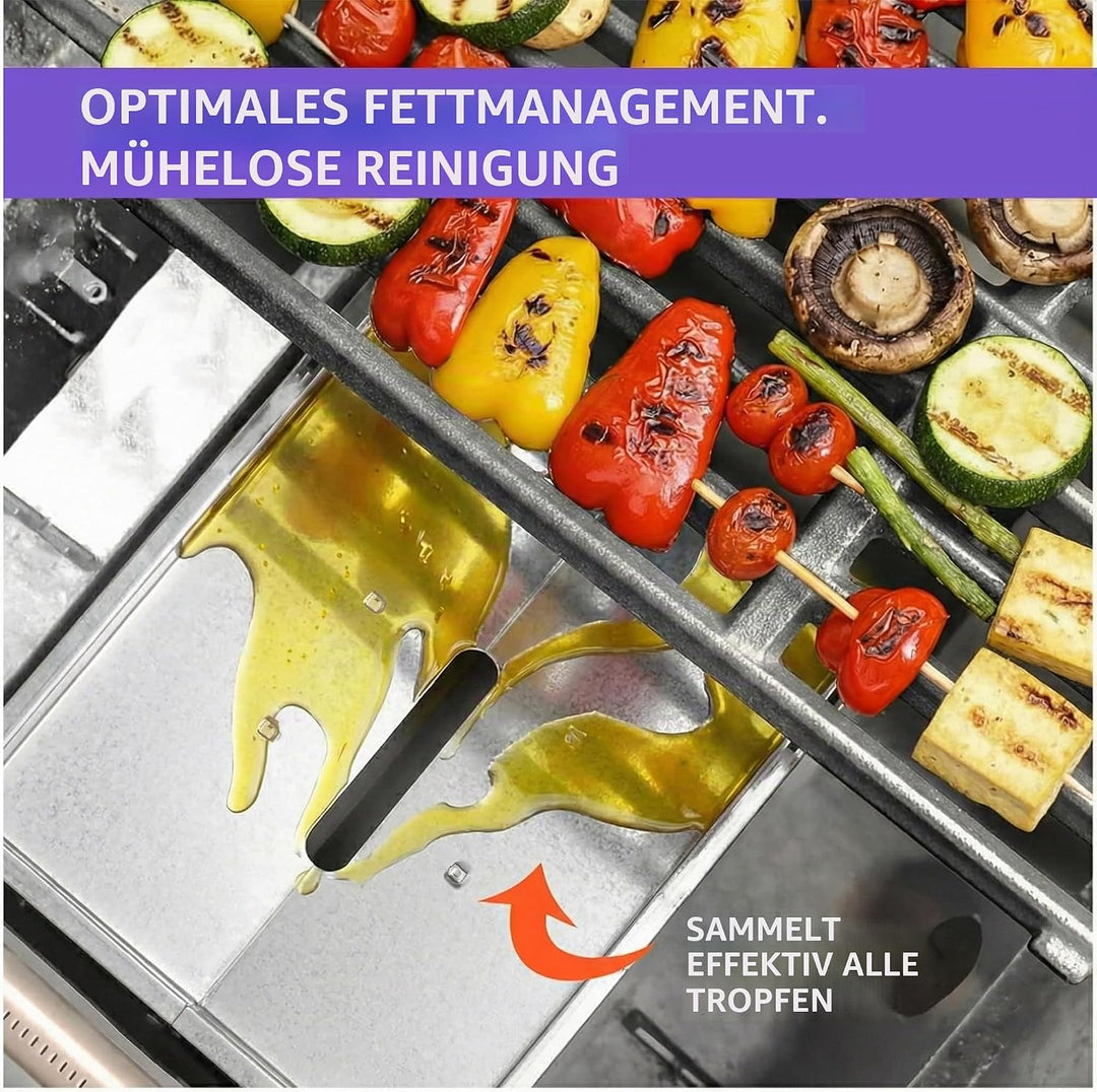 Outdoor Bazaar Ersatz-Fettwanne Set für Grill-Modelle von Nexgrill, Dyna Glo, Kenmore, Backyard Gril