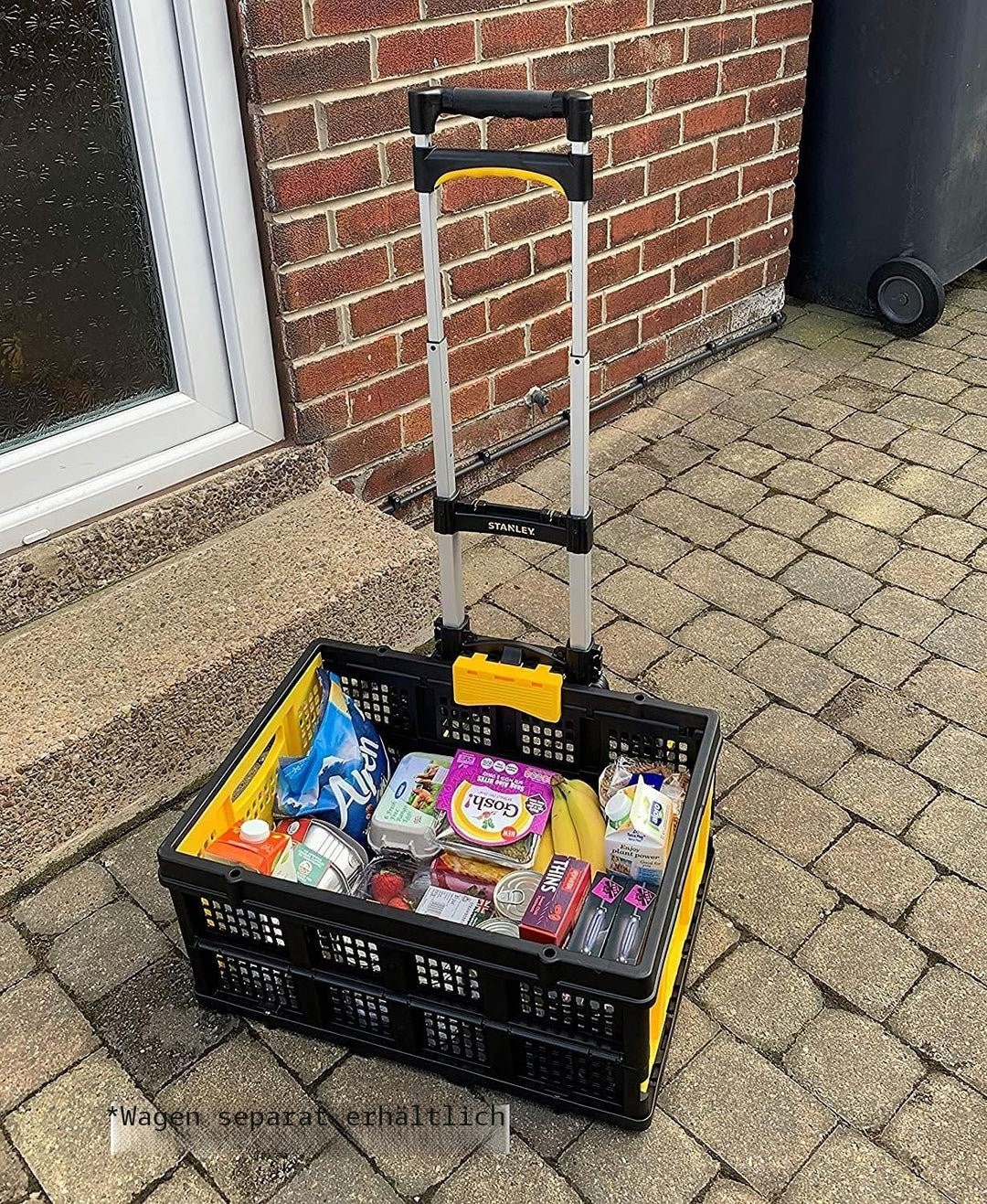 Stanley Stabile Klappbox in Industriequalität, Patentierter Faltmechanismus, Solide Konstruktion, Ho