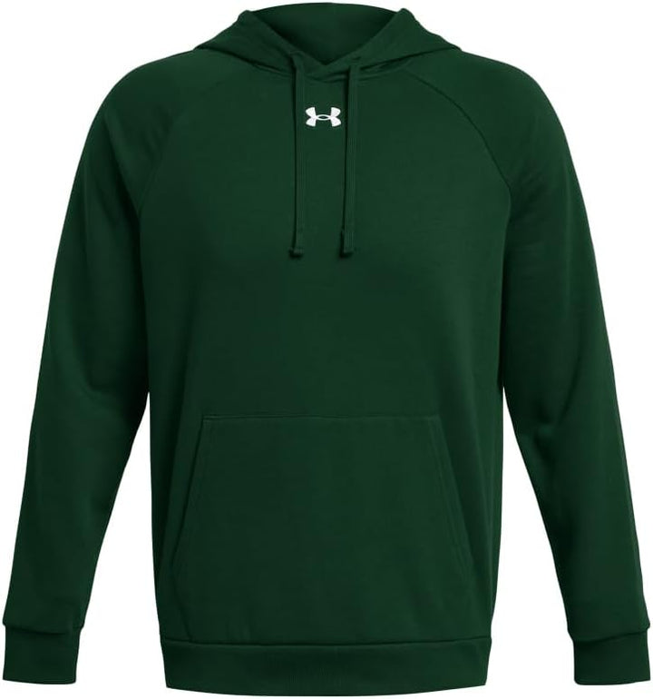 Under Armour Herren Rival Baumwollmischung Raglan Leichte Fleece Hoody (301) Forest Green/White XS E