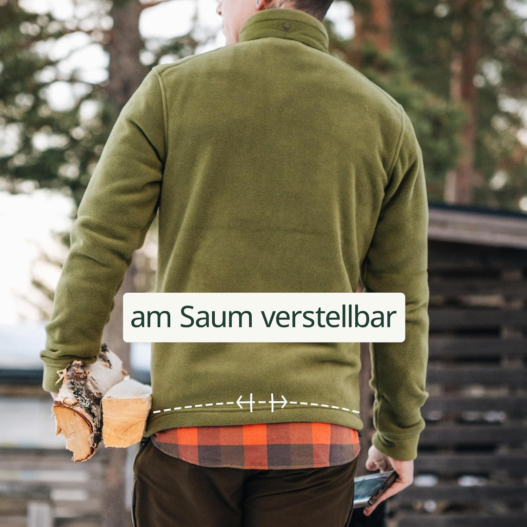 Pinewood Fleece Jacke für Herren. Zum Wandern, Trekking, Jagd, Hundesport und vielen Outdooraktivitä