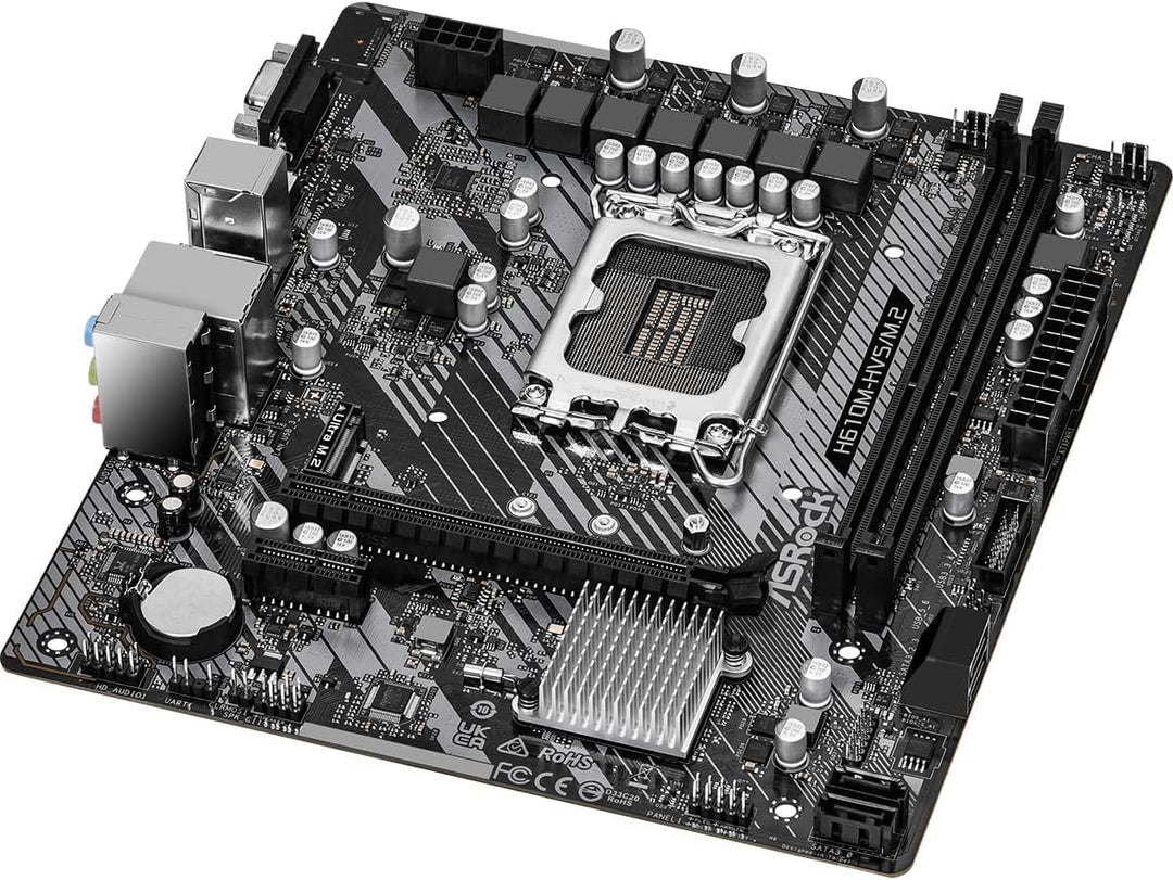 ASRock H610M-HVS/M.2 R2.0 Intel H610 LGA 1700 Micro ATX