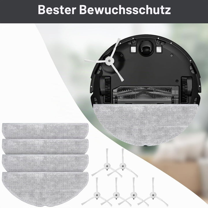 Ersatzteil-Zubehör-Set für Vyzzle D10 / Laresar L10 / ILIFE V20 / Lydsto R1D Edge/Roidmi Eve Rook S