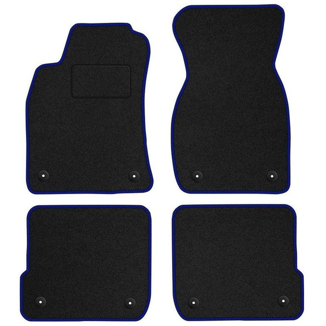 MOTOS Standard Velours-Fussmatten passend für Audi A6 C5 1997-2004 8 Steckerbefestigungen - Standard