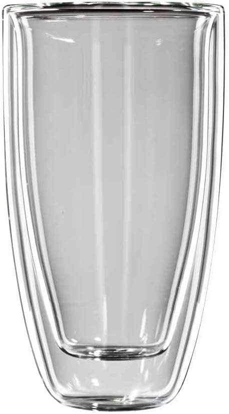 bloomix Roma Latte Macchiato Grande 350 ml, doppelwandige Thermo-Kaffeegläser im 2er-Set 2 Stück (1e