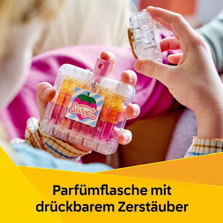LEGO Creator 3-in-1-Set Parfümflasche mit Blumendeko - Bauspielzeug mit 3 Bauoptionen: Parfümflasche