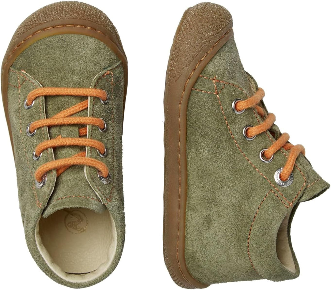 Naturino Lauflernschuhe aus Veloursleder 20 EU Militärgrüne, 20 EU Militärgrüne