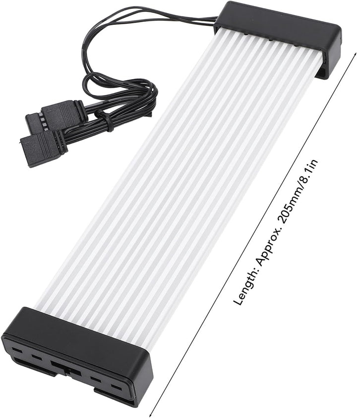 24 Pin zu 24 Pin PSU -Kabel, ARGB Stromkabel für Grafikkarte, 5V ARGB Beleuchtung Sync PC Case Decor
