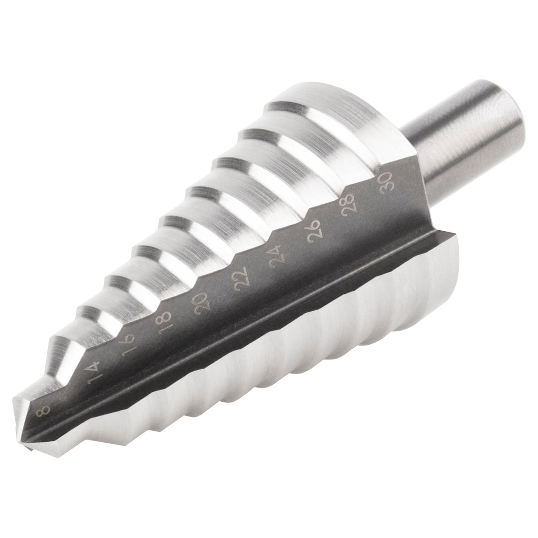 wolfcraft I 2515000 I Stufenbohrer HSS I für Edelstahl, Stahlbleche, NE-Metalle, Kunststoffe I aus W