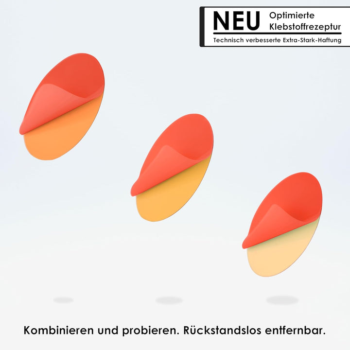 KROPP Selbstklebende Farbfolien für LED Lampen, 4 cm Kreiszuschnitt, 3 Töne Warmweiss Farbfilter zur