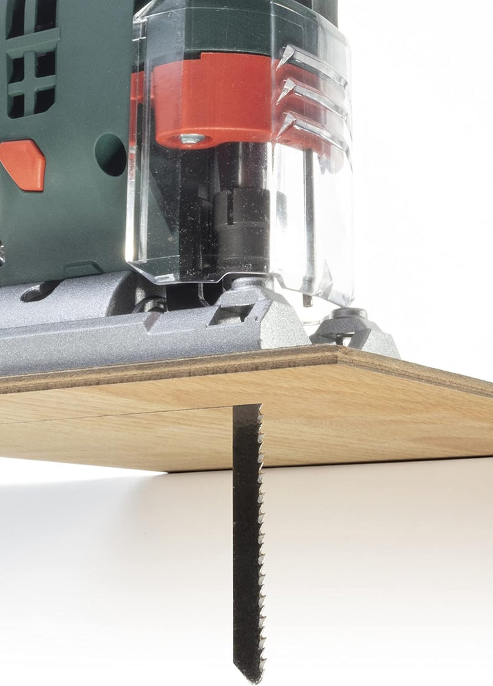 wolfcraft Stichsägeblätter-Set, T-Schaft, 12-tlg. - Das Allround-Set für den Innenausbau - 10 Stichs