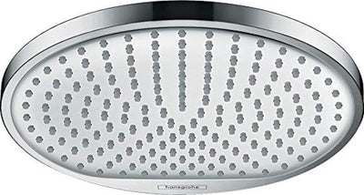 hansgrohe Crometta S Duschkopf, 240 mm, Kopfbrause wassersparend, Chrom, rund Chrom rund 1 wasserspa