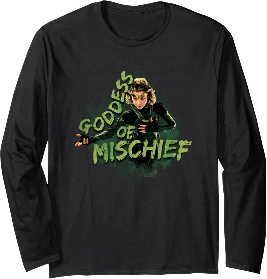 Marvel Loki Variant Sylvie Goddess of Mischief Langarmshirt