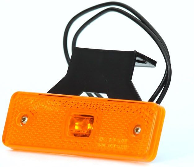 LED-MARTIN® 6er Sparset SU3 Umrissleuchte - inkl. Halter - gelb/orange - zugelassen für den Strassen