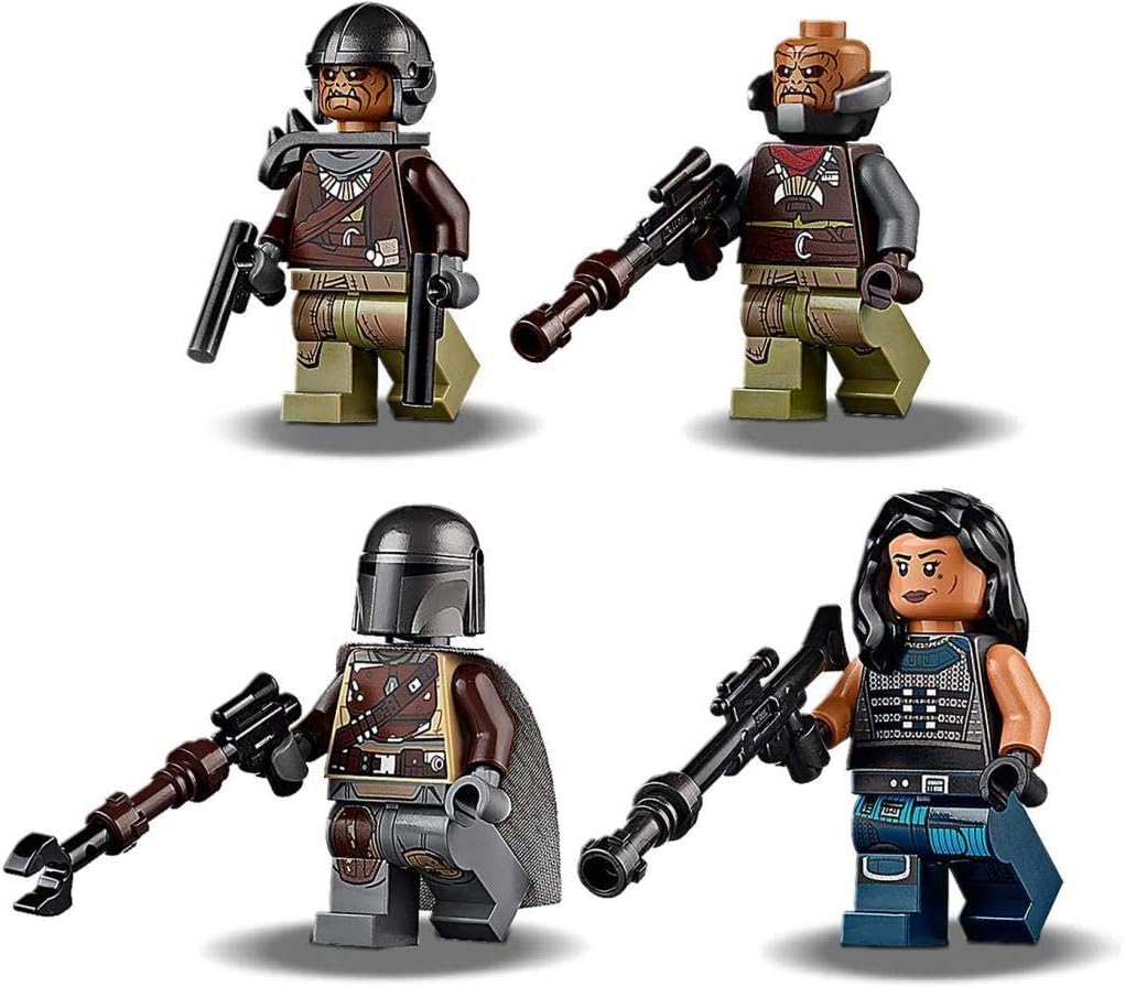 LEGO 75254 Star Wars at-ST-Räuber, Set mit abfeuerbaren Shootern und 4 Minifiguren, TV-Serie The Man