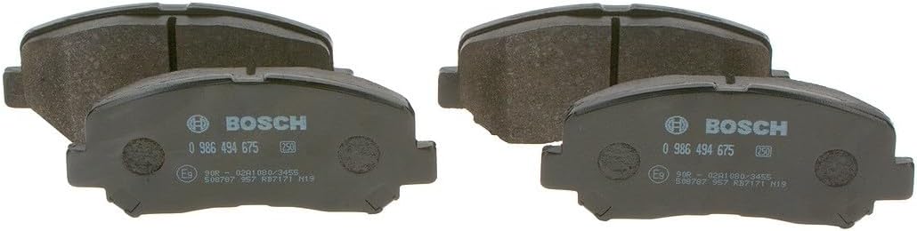 Bosch BP1670 Bremsbeläge - Vorderachse - ECE-R90 Zertifizierung - vier Bremsbeläge pro Set