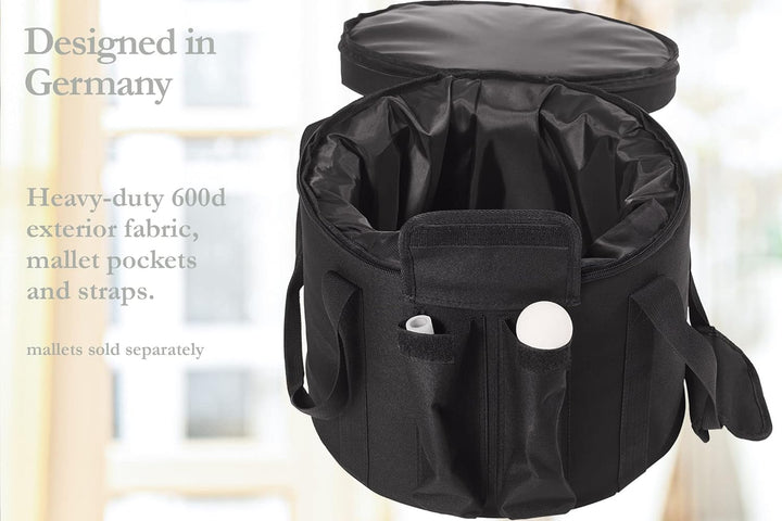 Sonic Energy Crystal Singing Bowl Bag – Professionelle Klangschalentasche für Kristallklangschalen b