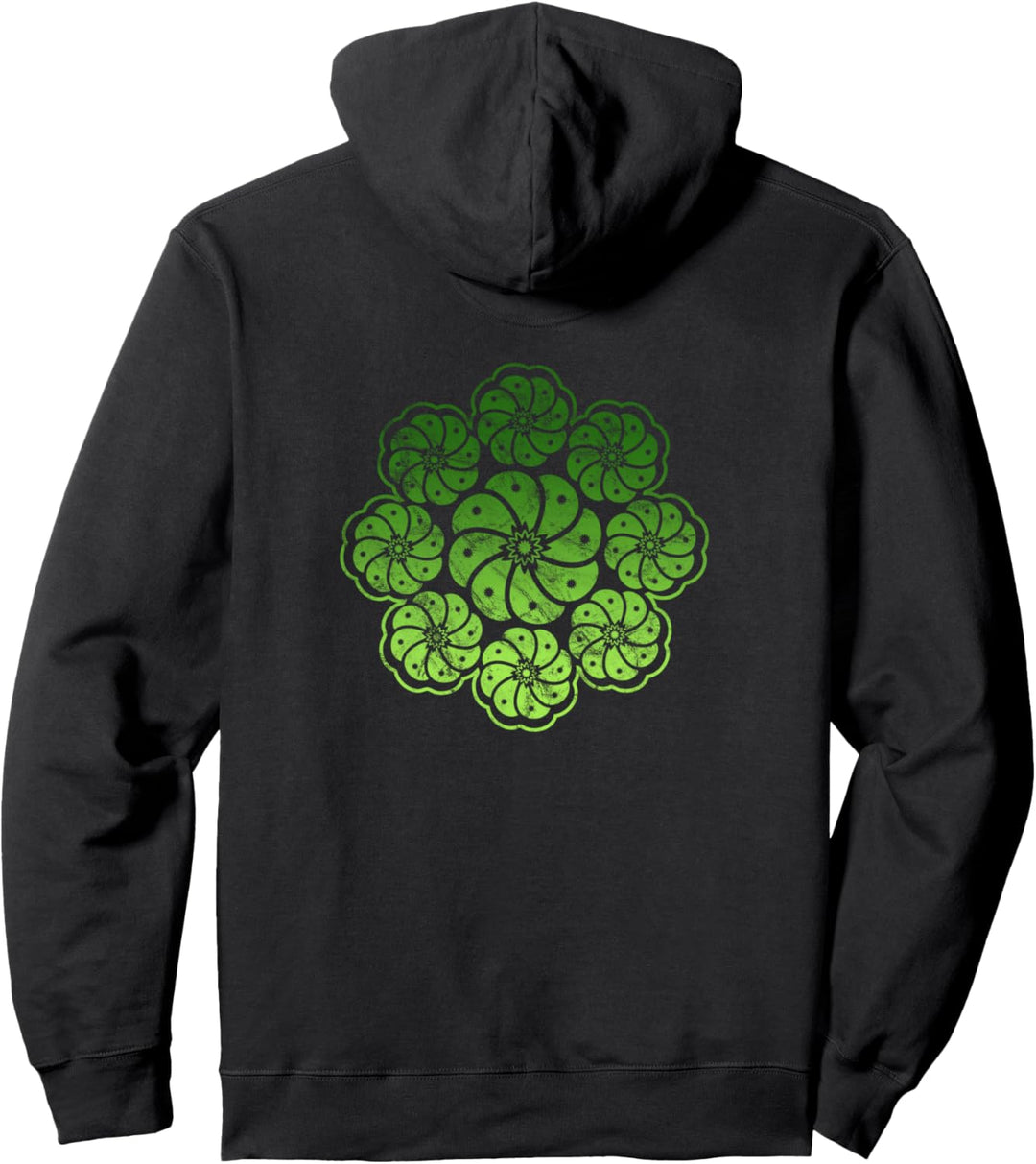 Peyote Kaktus Symbol Mandala Lophophora Williamsii Wüste Pullover Hoodie