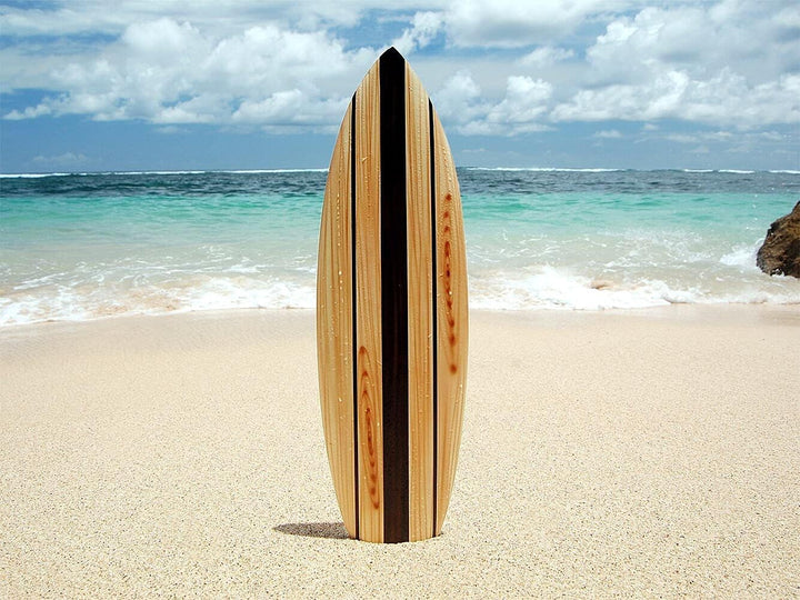 Deko Holz Surfboard 100 cm lang Airbrush Design Surfing Surfen Wellenreiten Surf /FBA_1652a