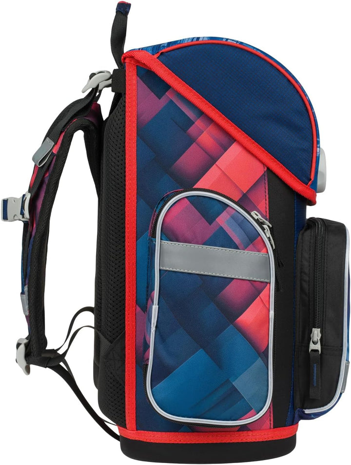 Baagl Schulranzen Jungen Mädchen für 1. Klasse, Ergo Schultasche Grundschule, Leichter Kinder Ranzen