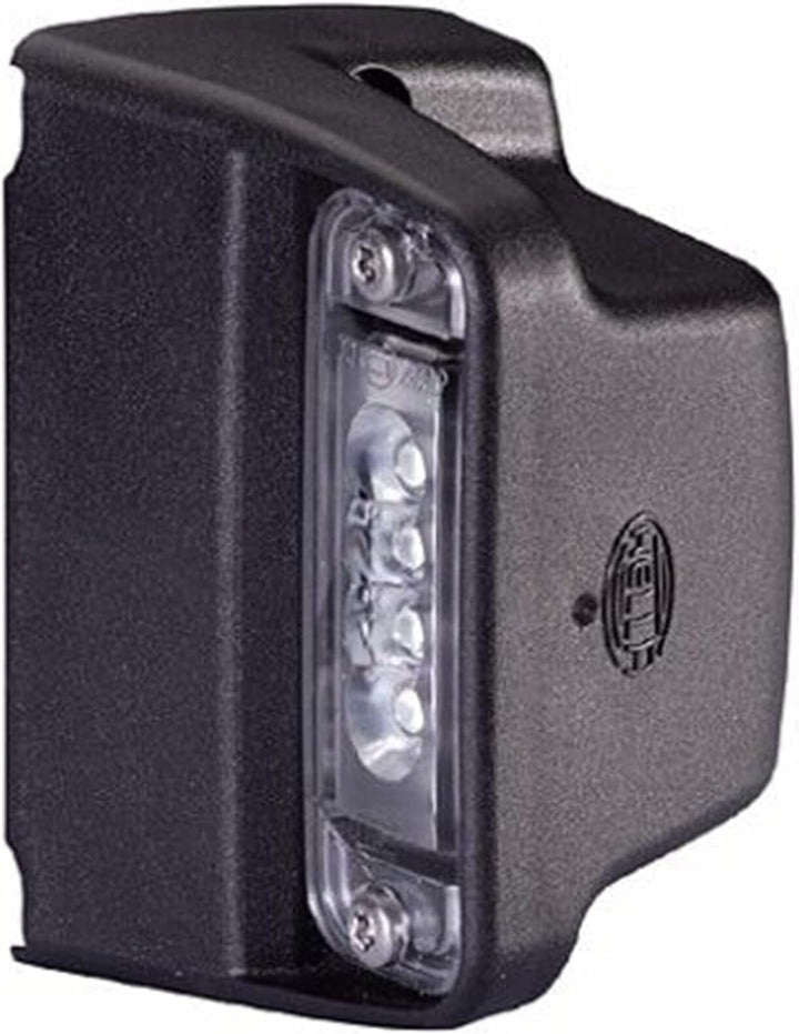 HELLA - Kennzeichenleuchte - LED - 24V - geschraubt/Anbau - Lichtscheibenfarbe: glasklar - Kabel: 20