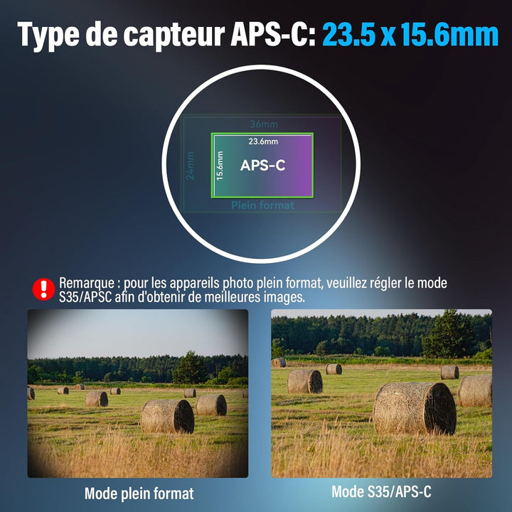 SIRUI Sniper 16mm Autofokus Objektiv, F1.2 Weitwinkel APS-C Kameraobjektiv, E Mount Objektiv für A64