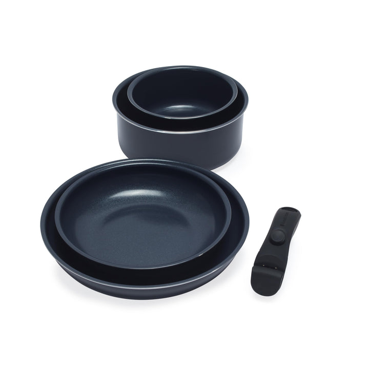 Russell Hobbs Kochtopf Set 5-teilig, Töpfe und Pfannen Kochgeschirr mit Keramikbeschichtung, Smart C