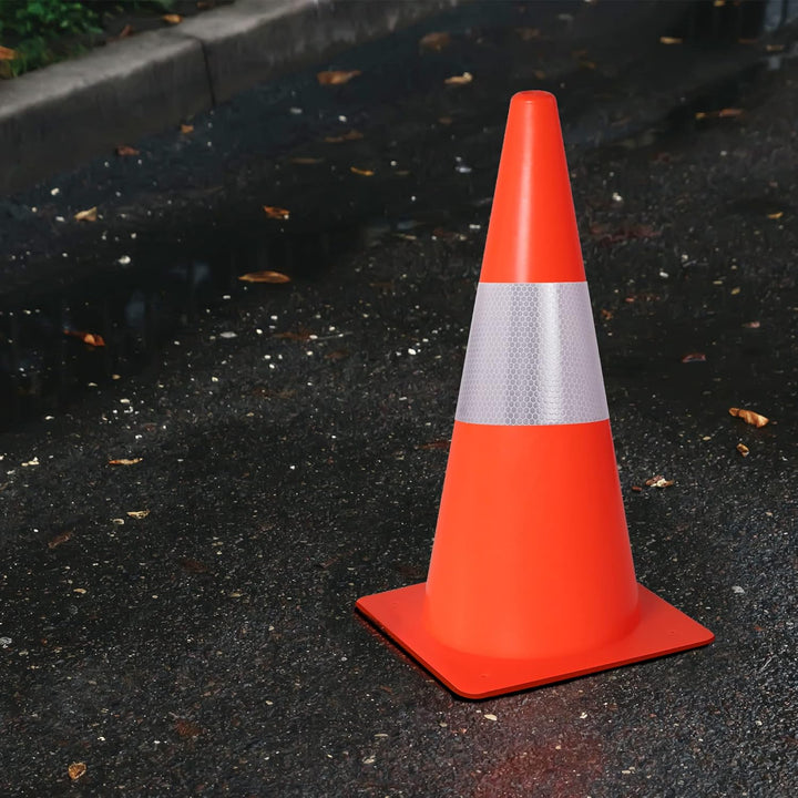 Warnkegel 30cm,4 Stück Verkehrshütchen Markierungshütchen,stapelbar Warnleitkegel Leitkegeln,Verkehr