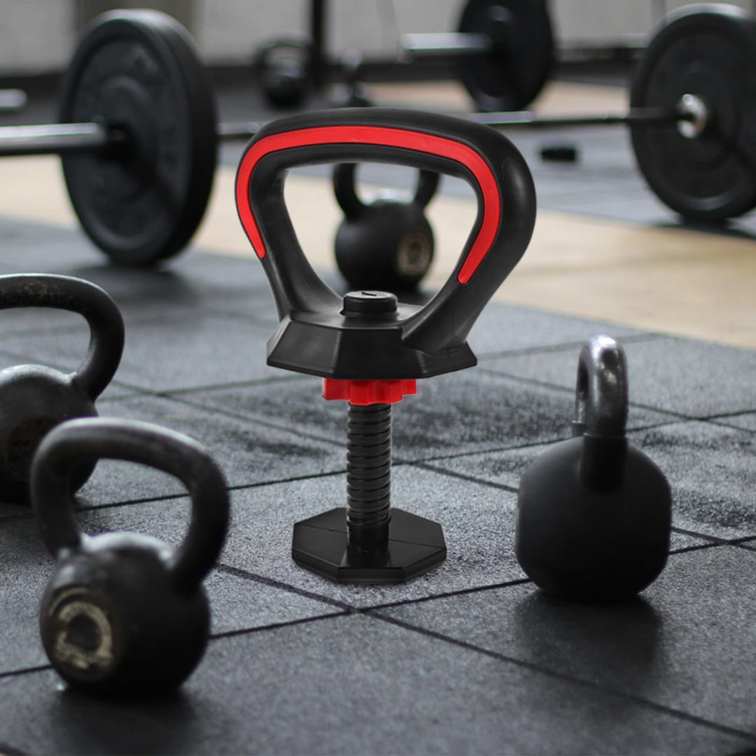 Healeved Verstellbarer Kettlebell Griff aus Robustem Kunststoff Ergonomisch Geformt Verschleissfeste