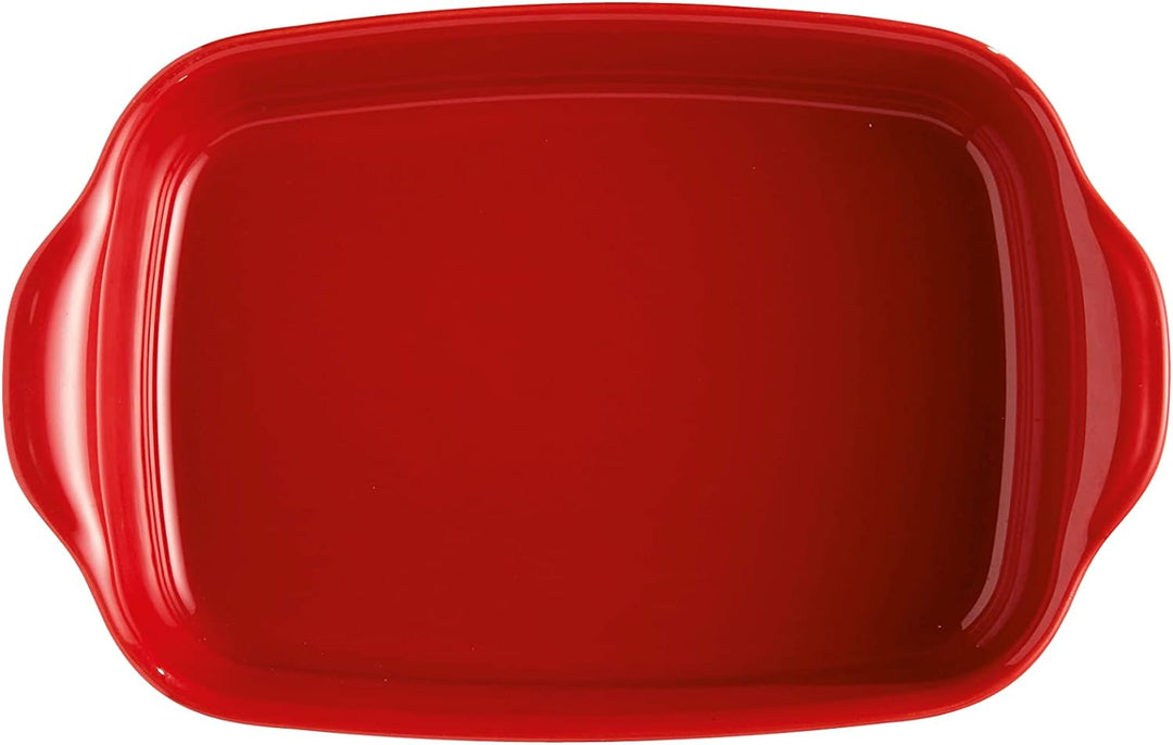 Emile Henry Kleine rechteckige Auflaufform, 30 x 19 cm, aus Keramik EH349551