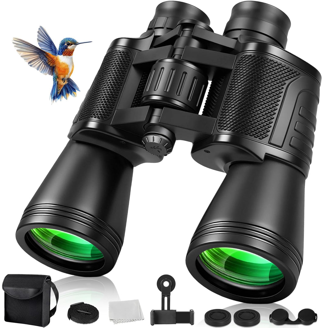 20x50 Fernglas für Erwachsene, Vogelbeobachtungs Ferngläser mit BAK4 Prism FMC-Objektiven - 26mm Gro