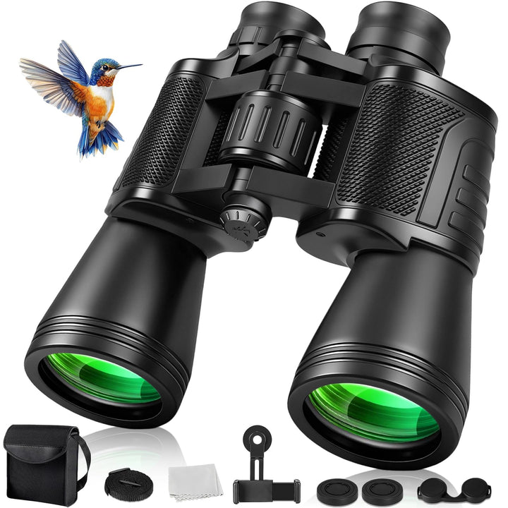 20x50 Fernglas für Erwachsene, Vogelbeobachtungs Ferngläser mit BAK4 Prism FMC-Objektiven - 26mm Gro