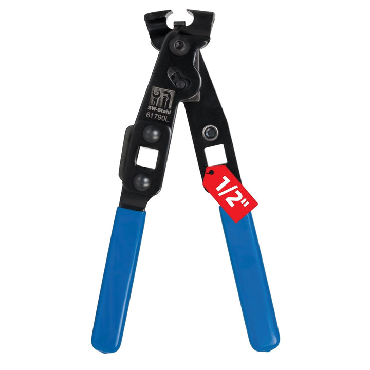 SW-Stahl 61790L Achsmanschetten Zange mit Niederhalter I 12,5 mm (1/2") Vierkant Achsmanschetten Kle