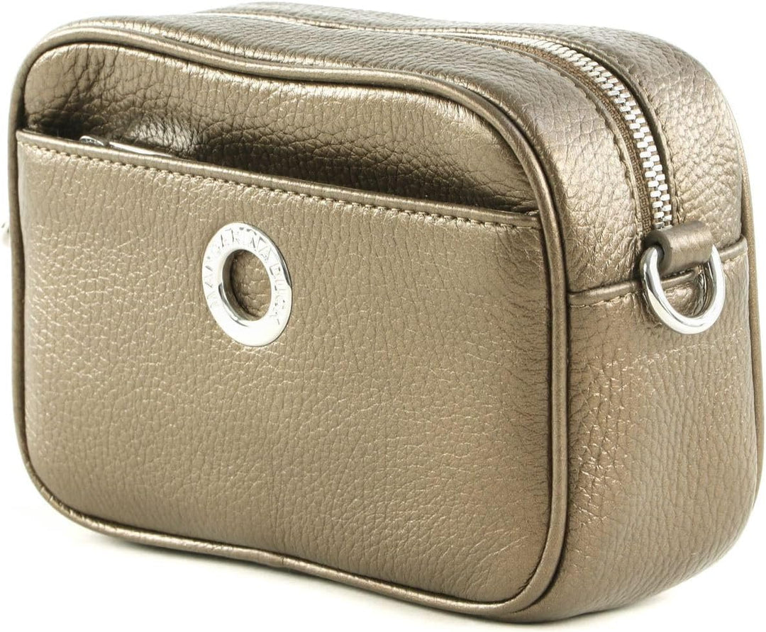 Mandarina Duck Damen Mellow Lux Schultertasche Bronzo, Bronzo