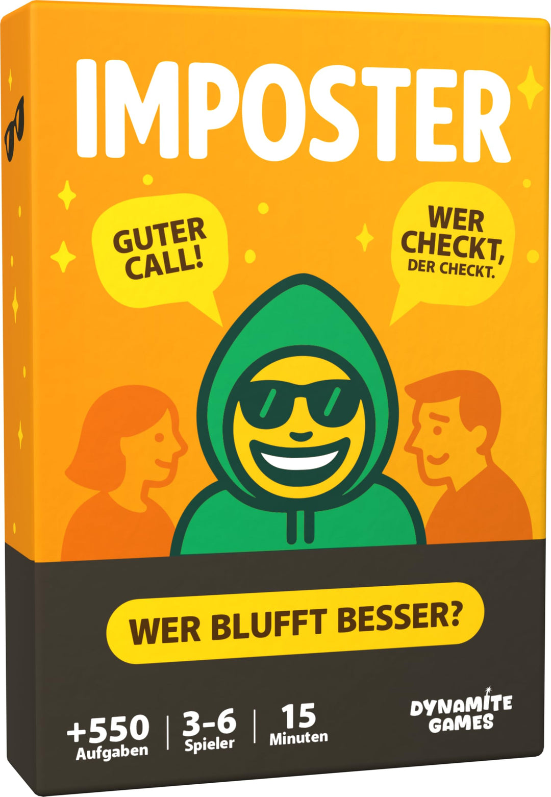 Imposter – Wer ist der Hochstapler? | +550 Aufgaben | das virale Partyspiel | Bluffen, Raten & Lache