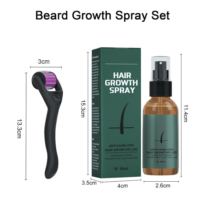 Pemarlis 30ml Haarwachstum Spray,Bartspray zur Bartpflege und Förderung des Bartwuchses,Bartwachstum